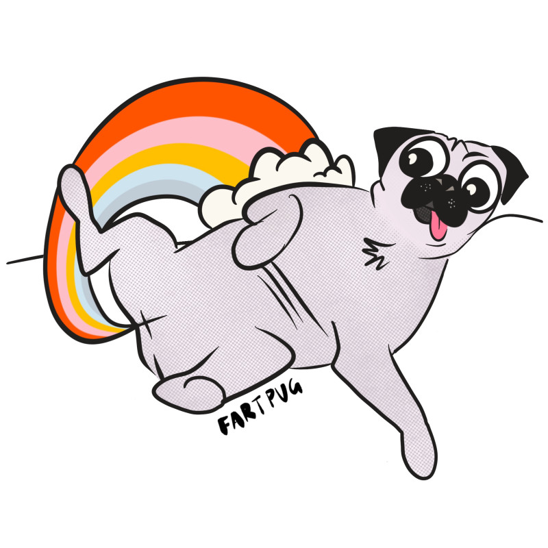 Fartpug Rainbow